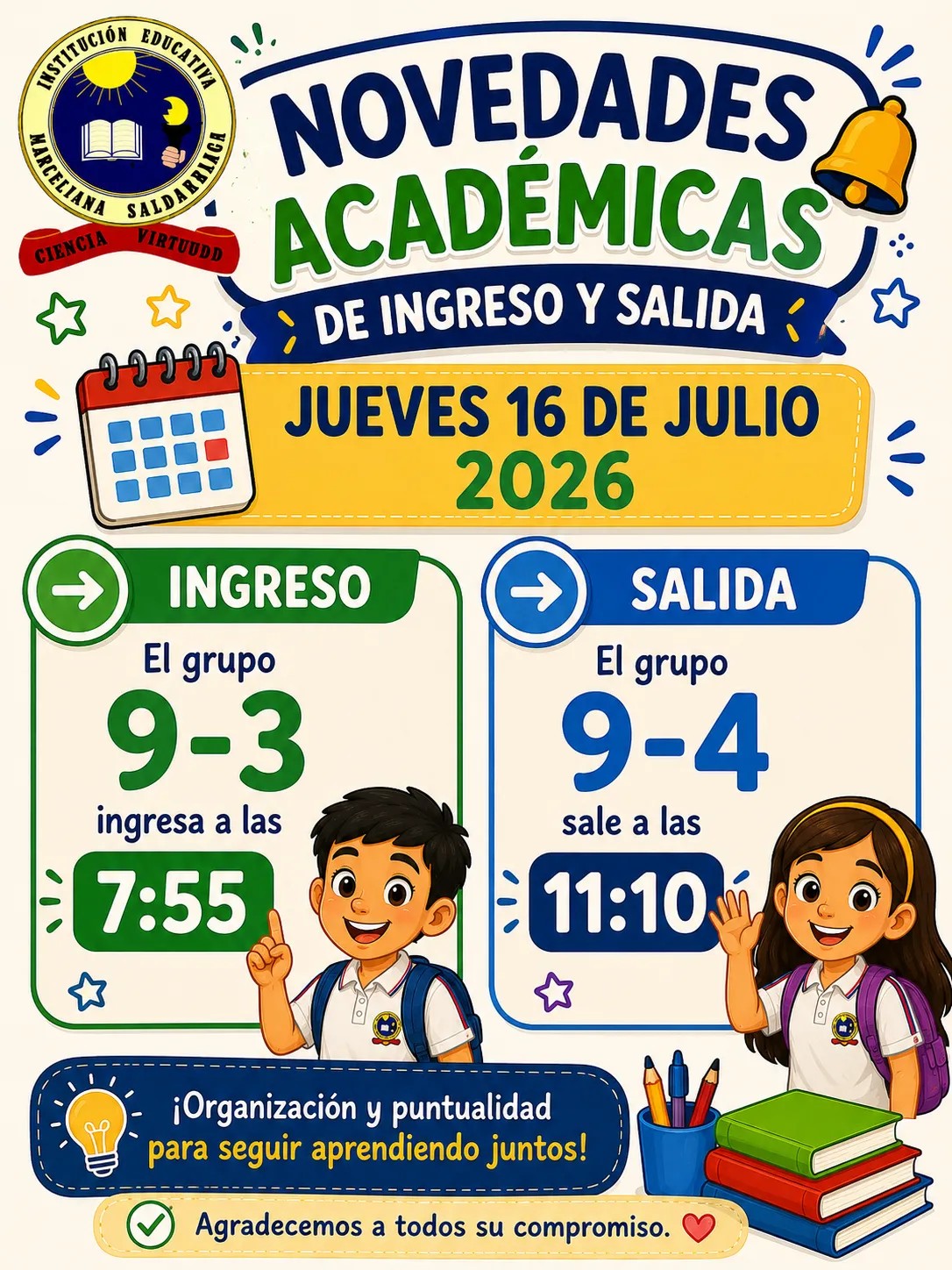 Novedades 16 de julio